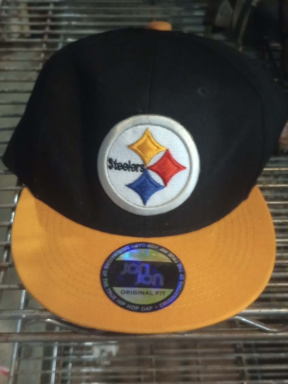 Steelers Black and Gold Snapback Hat